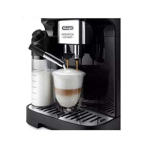 découvrez la machine à café delonghi magnifica evo next 5★ à seulement 494€. profitez d'un café de qualité barista à domicile avec un design moderne et des fonctionnalités avancées.